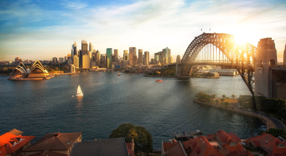 panorama-sydney-harbour-and-bridge-reisekombination-australien-südsee