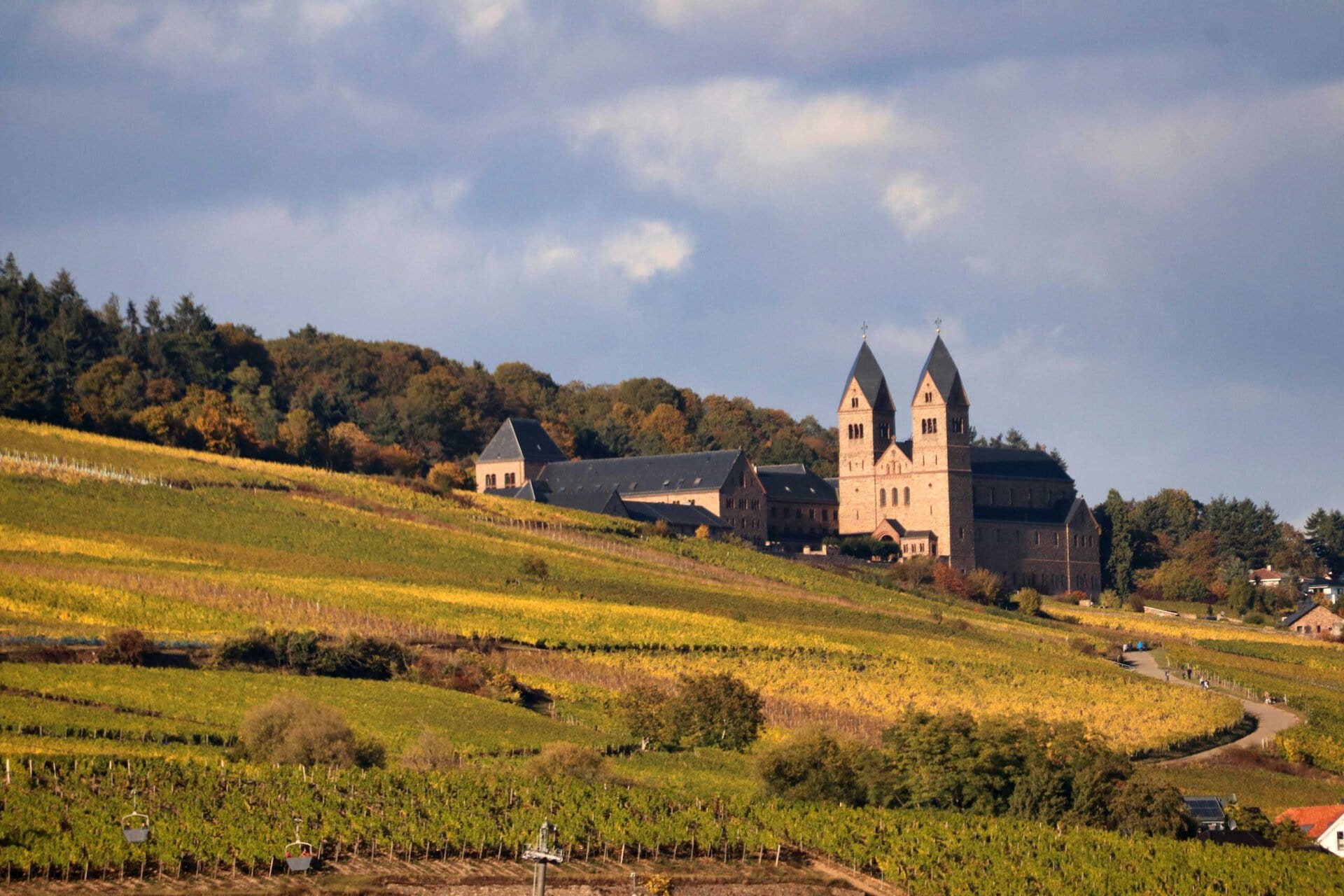 Abtei St. Hildegard oberhalb von Rüdesheim am Rhein