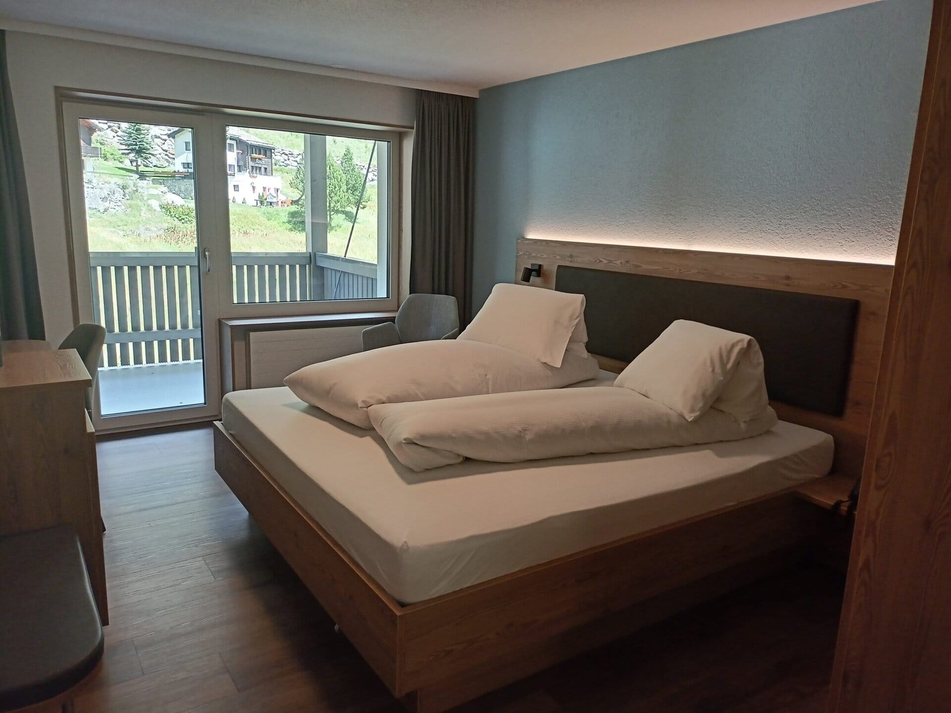 Komfortables Zimmer im Hotel Kristall-Saphir