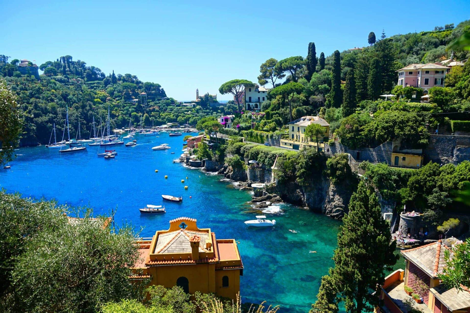 Portofino an der italienischen Riviera als Reiseziel der Gay Sea Cloud Cruise mit der SEA CLOUD SPIRIT